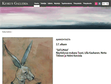 Tablet Screenshot of keskusgalleria.fi